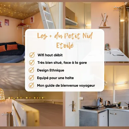 Le Petit Nid Etoile - Gare, Jardin Botanique, Wifi